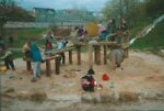 Kinder auf dem Spielplatz